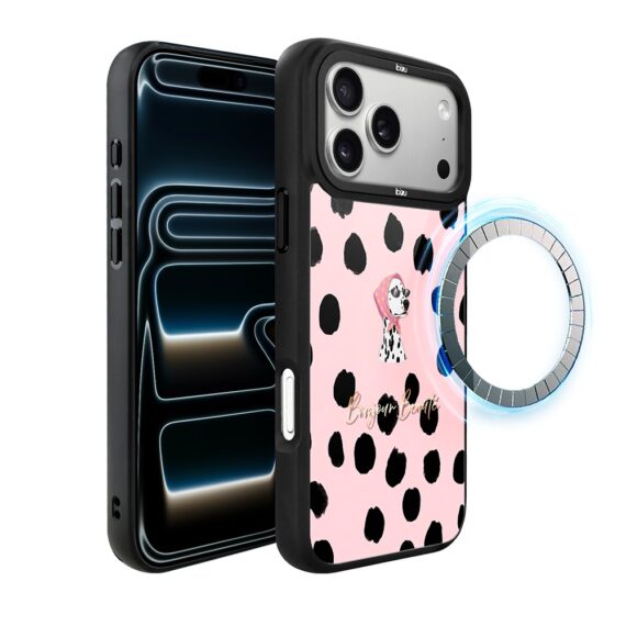 Etui do iPhone 17 Pro IBIZU DropGuard Matt z MagSafe, Bella Fantasia, Słodki dalmatyńczyk-6