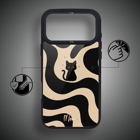 Etui do iPhone 17 Pro IBIZU DropGuard Matt z MagSafe, Bella Fantasia, Słodkie miau (6)
