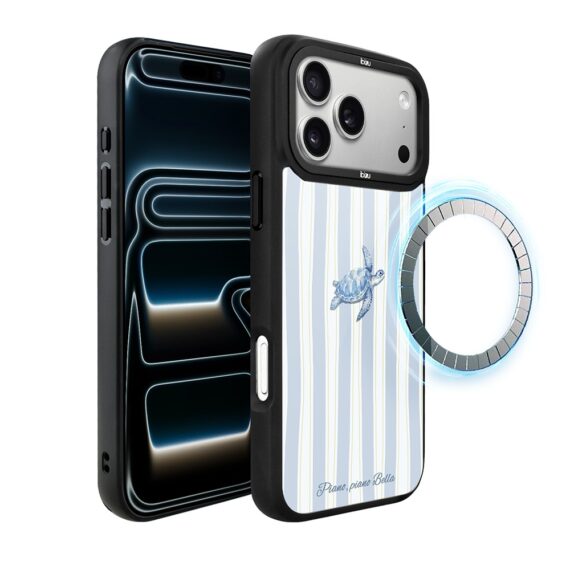 Etui do iPhone 17 Pro Max IBIZU DropGuard Matt z MagSafe, Bella Fantasia, Grecki żółw (7)