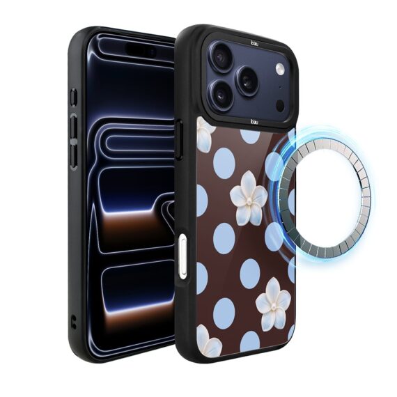 Etui do iPhone 17 Pro Max IBIZU DropGuard Matt z MagSafe, Bella Fantasia, Kwiat w czekoladzie (5)