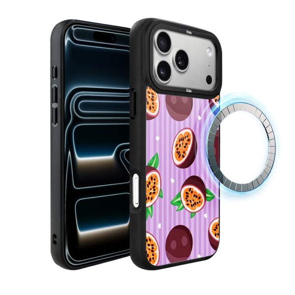 Etui do iPhone 17 Pro IBIZU DropGuard Matt z MagSafe, Bella Fantasia, Marakujowy zawrót