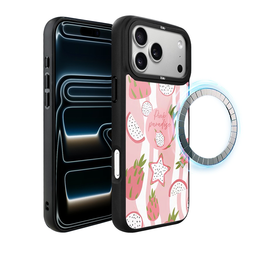 Etui do iPhone 17 Pro Max IBIZU DropGuard Matt z MagSafe, Bella Fantasia, Różowa pitaja