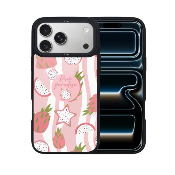 Etui do iPhone 17 Pro Max IBIZU DropGuard Matt z MagSafe, Bella Fantasia, Różowa pitaja (2)
