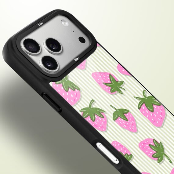 Etui do iPhone 17 Pro Max IBIZU DropGuard Matt z MagSafe, Bella Fantasia, Truskawkowa łąka (7)
