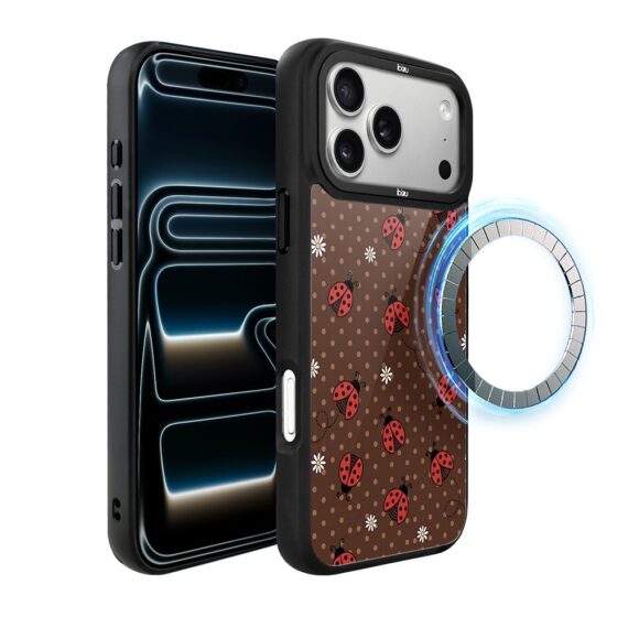 Etui do iPhone 17 Pro Max IBIZU DropGuard Matt z MagSafe, Bella Fantasia,Wesołe biedronki (1)