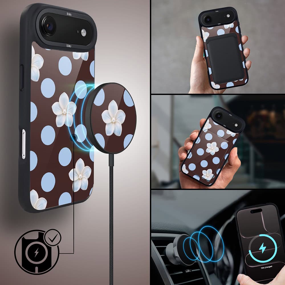 Etui do iPhone Air DropGuard Matt z MagSafe, Bella Fantasia, Kwiat w czekoladzie (3)