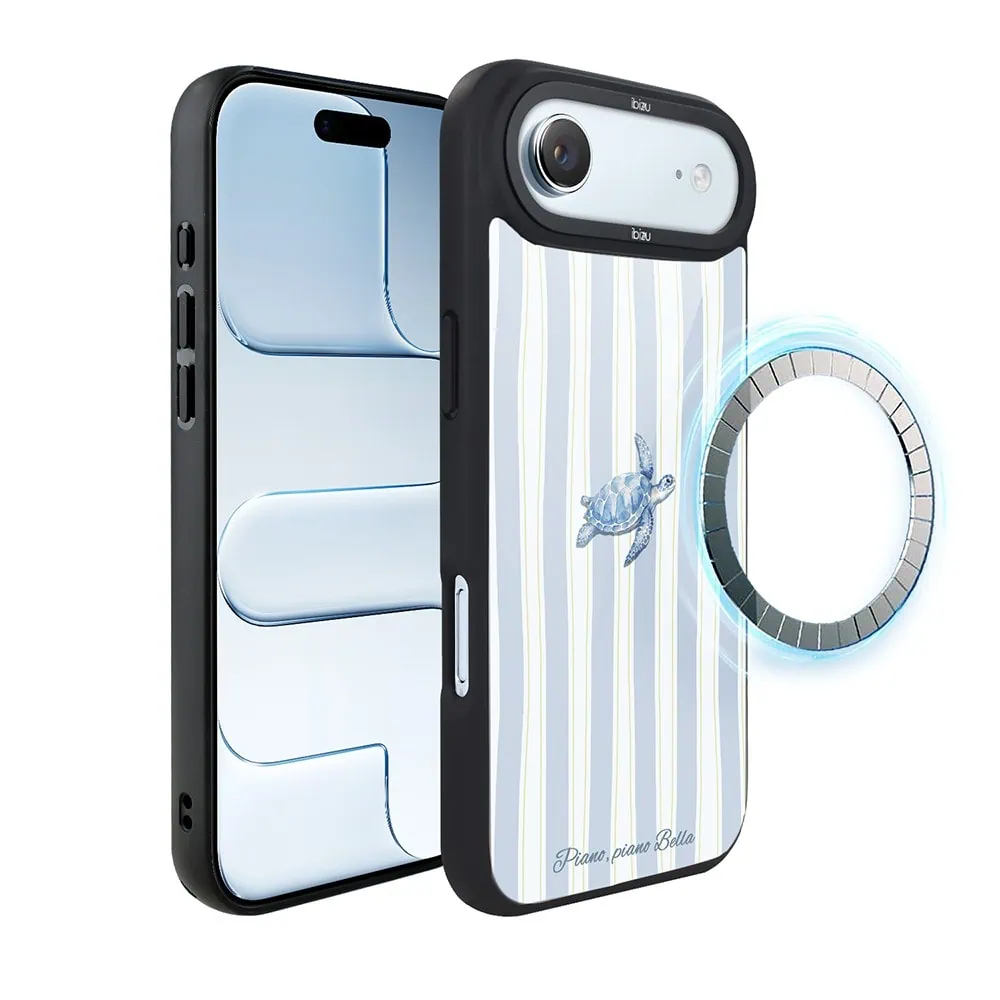 Etui do iPhone Air IBIZU DropGuard Matt z MagSafe, Bella Fantasia, Grecki żółw