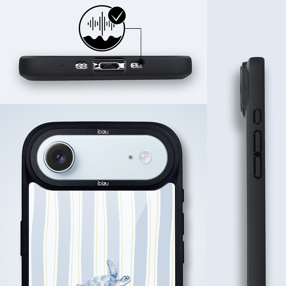 Etui do iPhone Air IBIZU DropGuard Matt z MagSafe, Bella Fantasia, Grecki żółw (6)