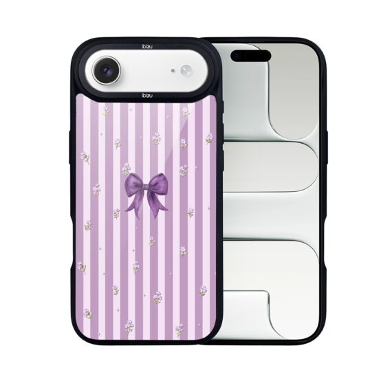 Etui do iPhone Air IBIZU DropGuard Matt z MagSafe, Bella Fantasia, Lawendowa kokarda (5)