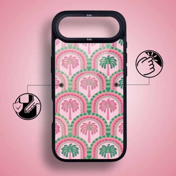Etui do iPhone Air IBIZU DropGuard Matt z MagSafe, Bella Fantasia, Palmy na Capri (2)