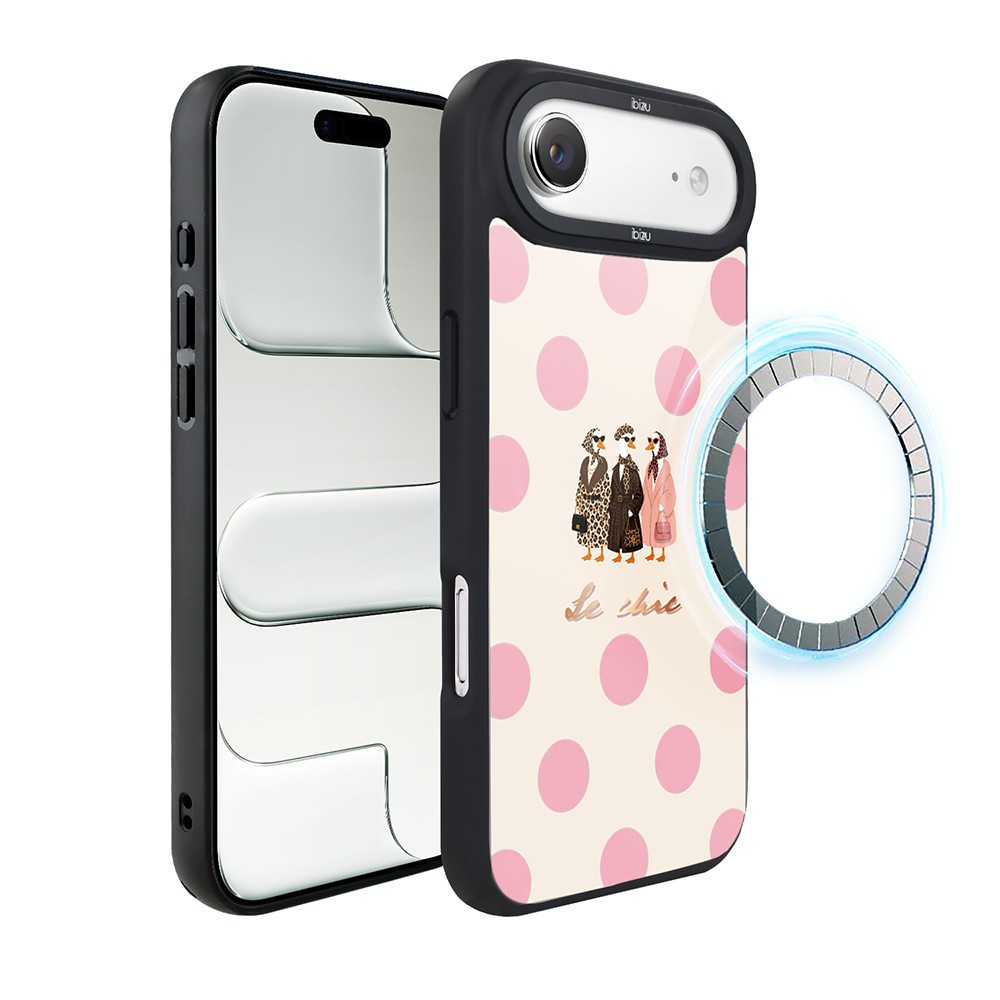 Etui do iPhone Air IBIZU DropGuard Matt z MagSafe, Bella Fantasia, Paryskie groszki