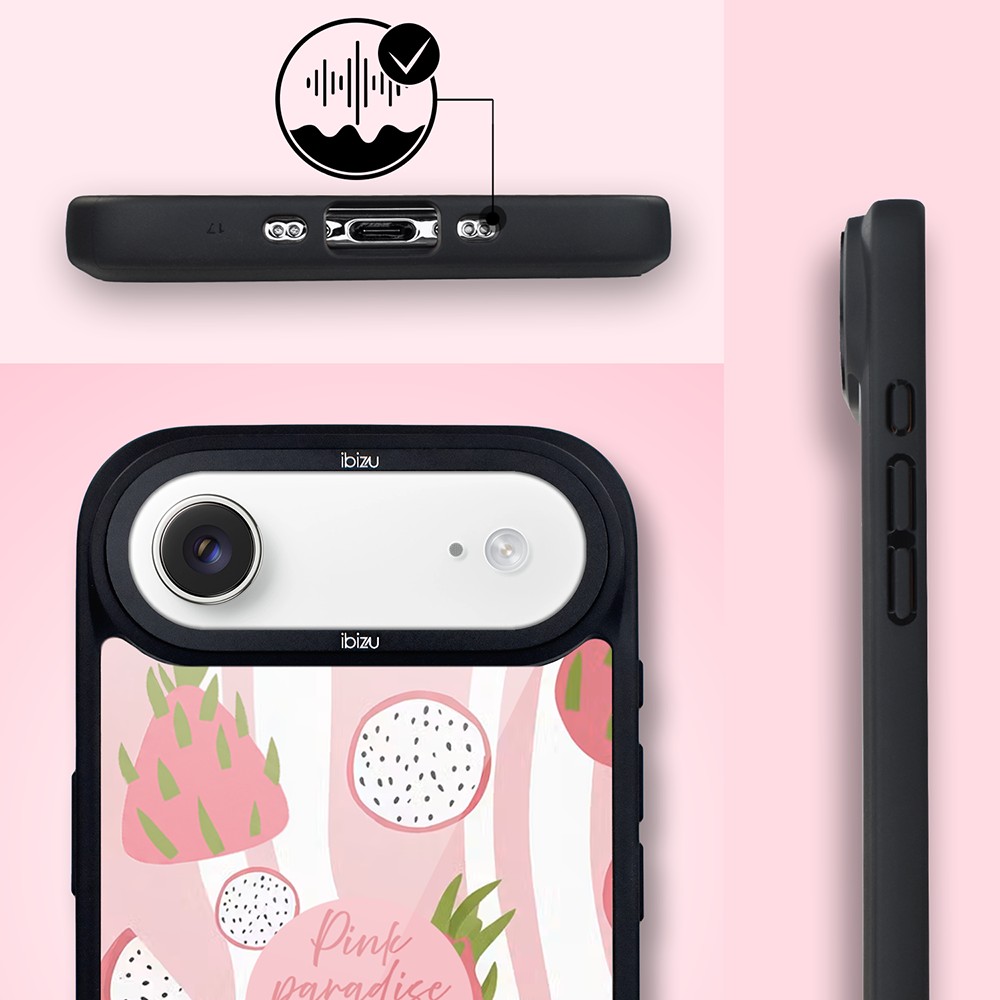Etui do iPhone Air IBIZU DropGuard Matt z MagSafe, Bella Fantasia, Różowa pitaja (5)