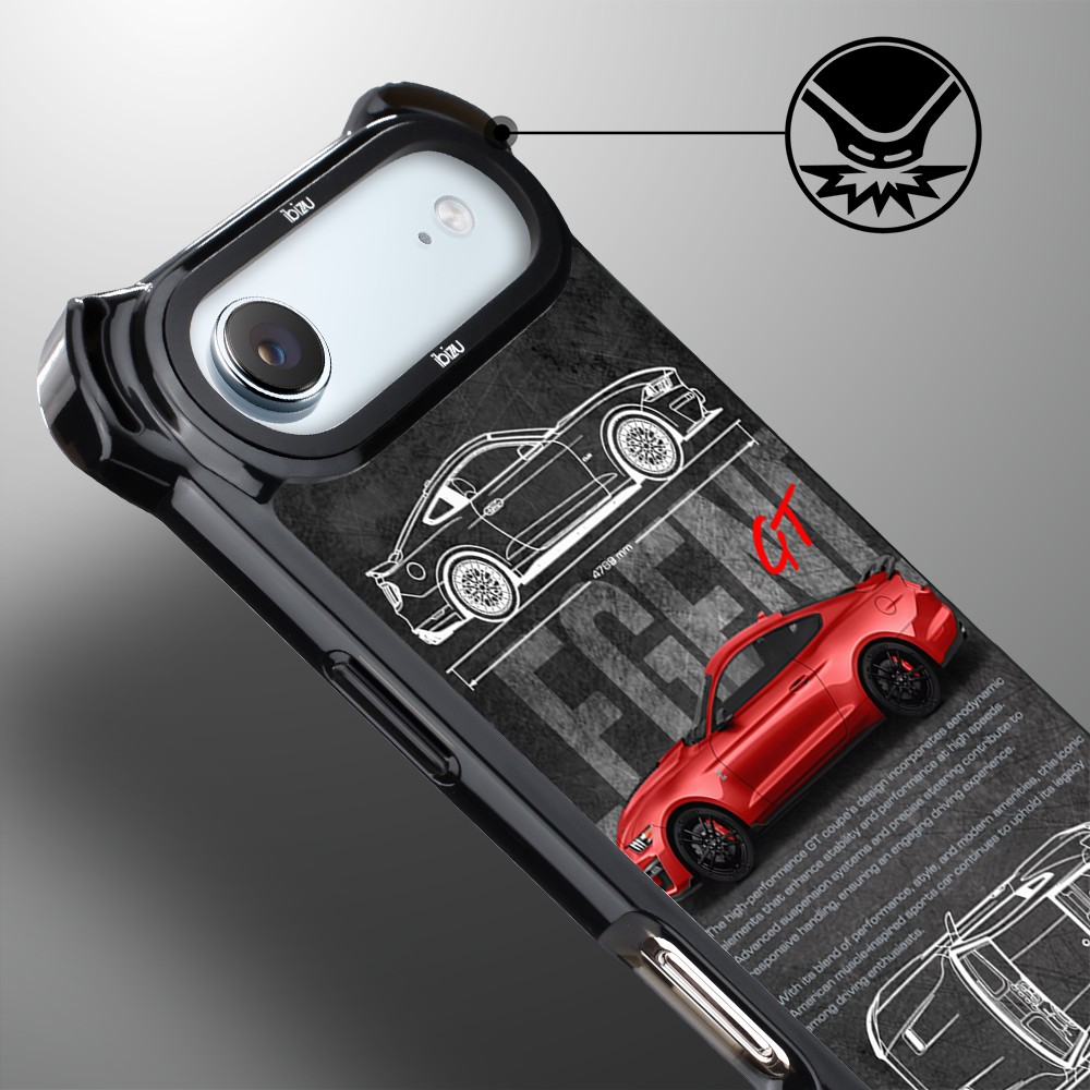 Etui do iPhone Air IBIZU DropGuard Ultra z MagSafe, GT V8 “Coyote”, nowe (7)