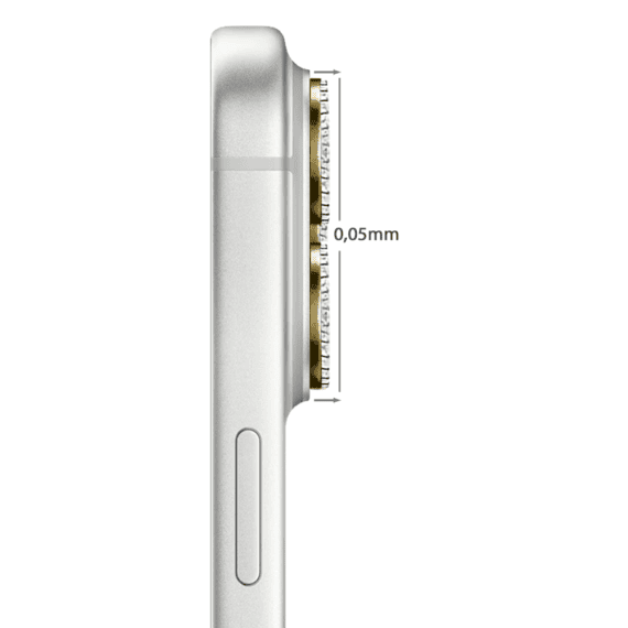 luksusowa diamentowa osłona obiektywów, szkło na aparat iphone 18 pro max, złota