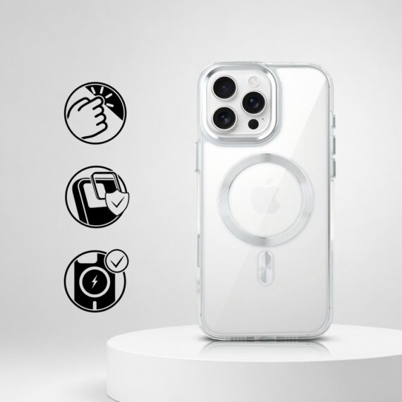 Perfect Match do iPhone 16 Pro Max - zestaw Super Hybrid + akcesoria, srebrny (7)