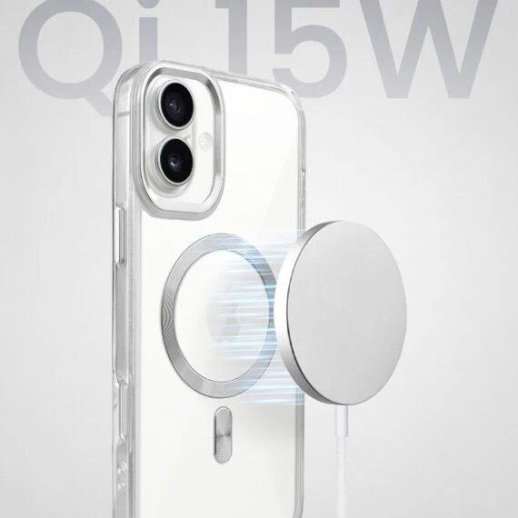 Perfect Match do iPhone 16 - zestaw Super Hybrid + akcesoria, srebrny (4)