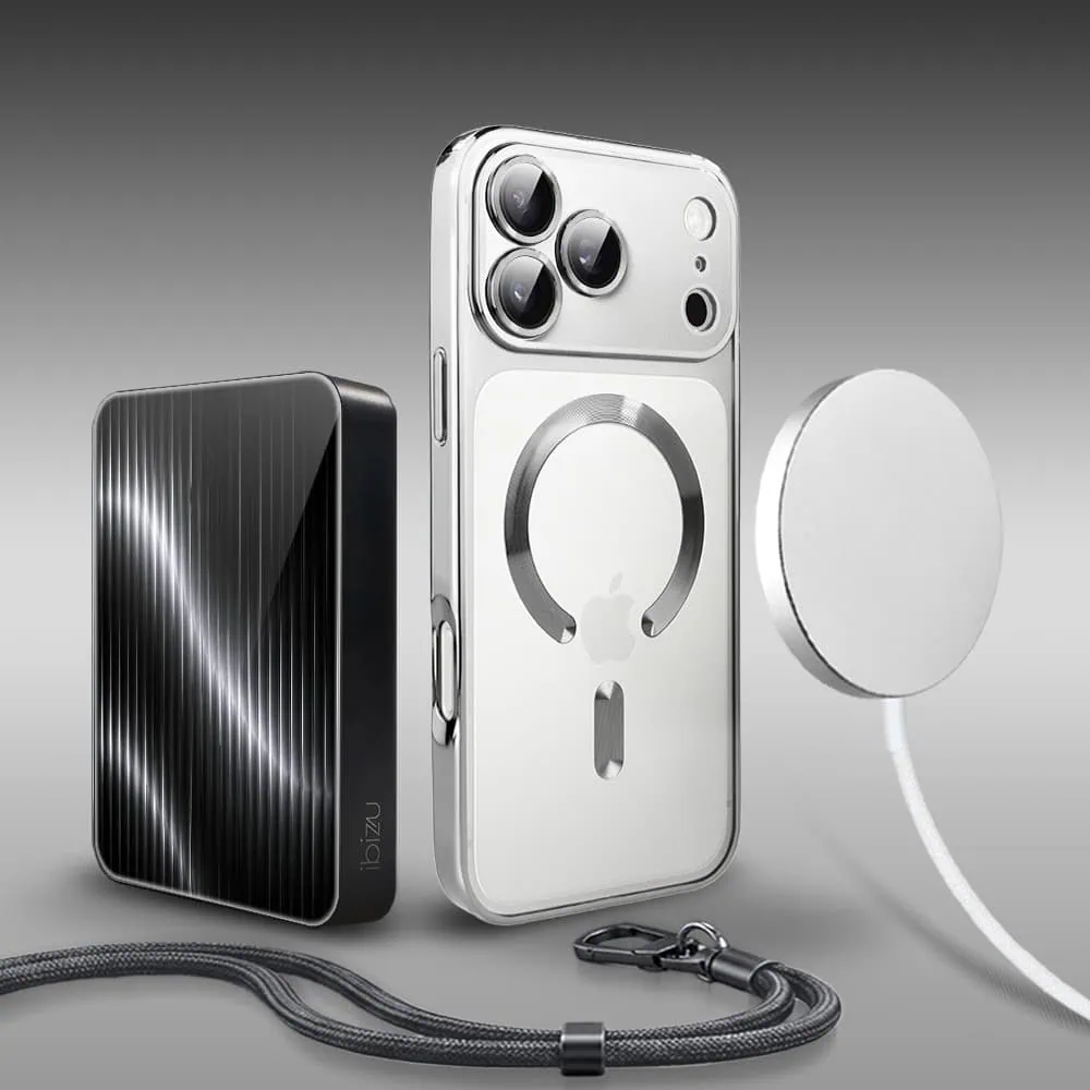 Perfect Match do iPhone 17 Pro Max - zestaw MagSafe Luxury Protect + akcesoria , srebrny (2)