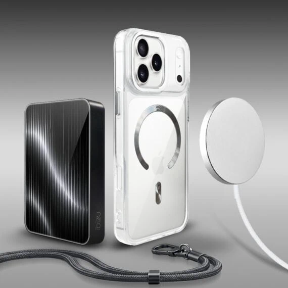 Perfect Match do iPhone 17 Pro - zestaw Super Hybrid + akcesoria, srebrny (7)