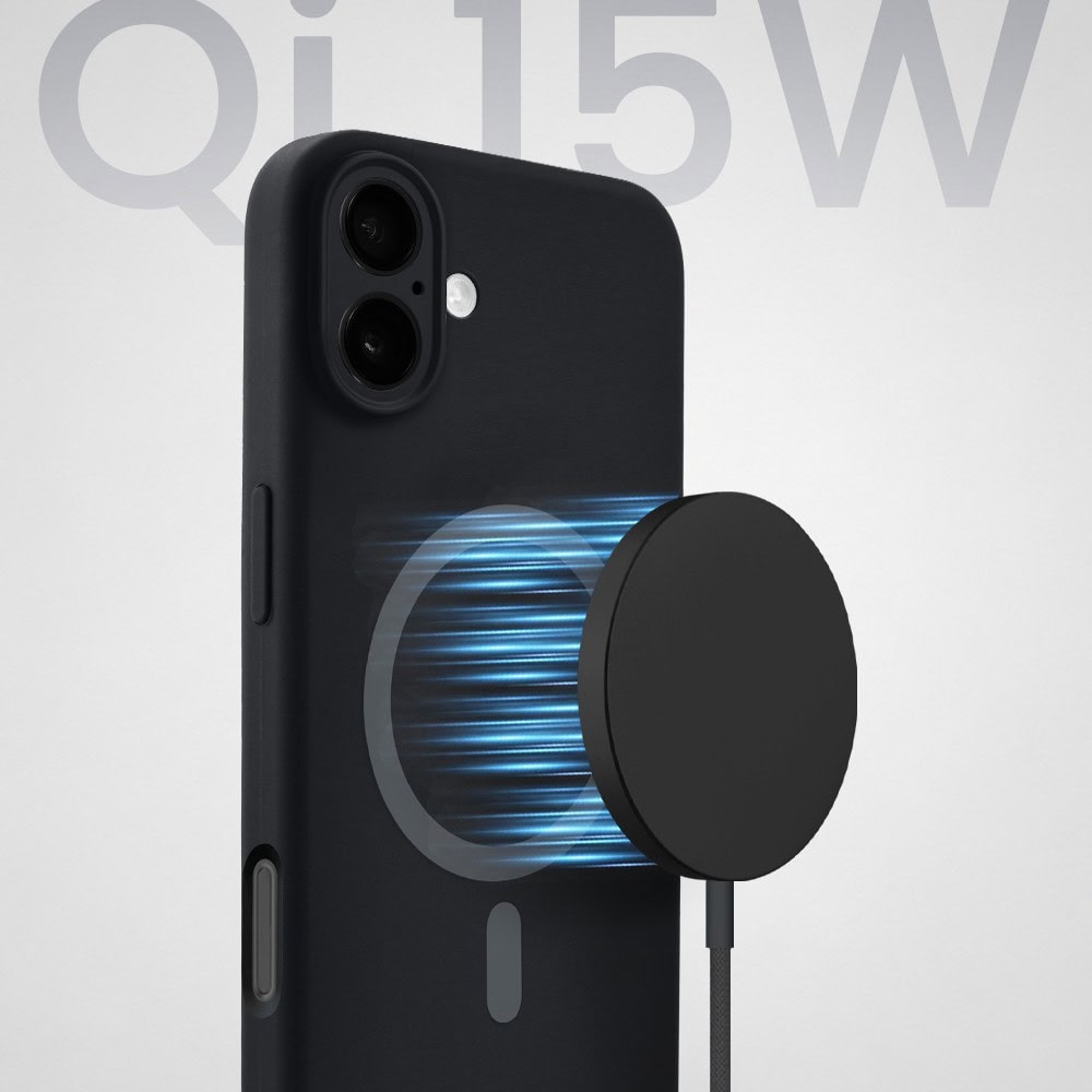 Perfect Match do iPhone 17 - zestaw silikonowe z MagSafe + akcesoria, czarny (4)
