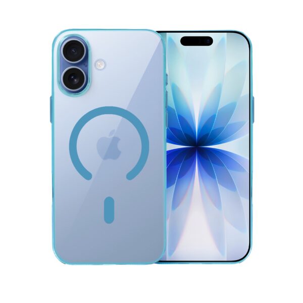 Etui do iPhone 17 Prisma Slim z MagSafe, cienkie z twardym tyłem, niebieskie