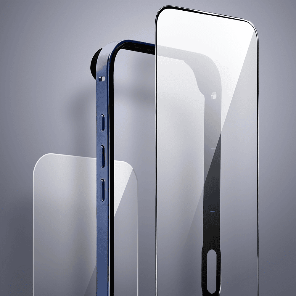 bumper do iphone 18 pro max, metal slim, metalowa ramka ochronna, granatowy