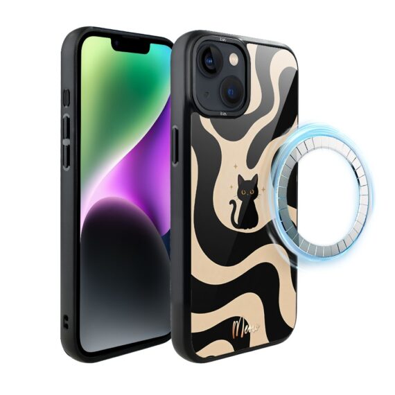 Etui do iPhone 14 IBIZU DropGuard Matt z MagSafe, Bella Fantasia, Słodkie miau (7)