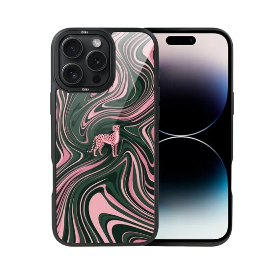 Etui do iPhone 14 Pro IBIZU DropGuard Matt z MagSafe, Bella Fantasia, Dzika pantera
