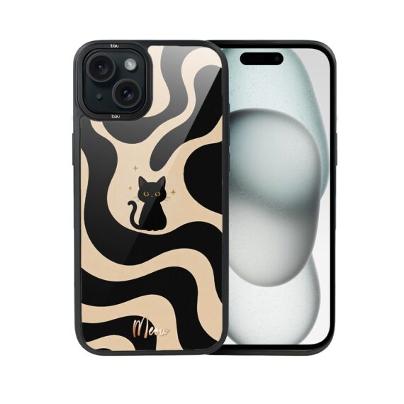 Etui do iPhone 15 IBIZU DropGuard Matt z MagSafe, Bella Fantasia, Słodkie miau (1)