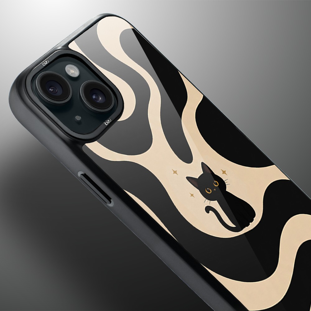 Etui do iPhone 15 IBIZU DropGuard Matt z MagSafe, Bella Fantasia, Słodkie miau (3)