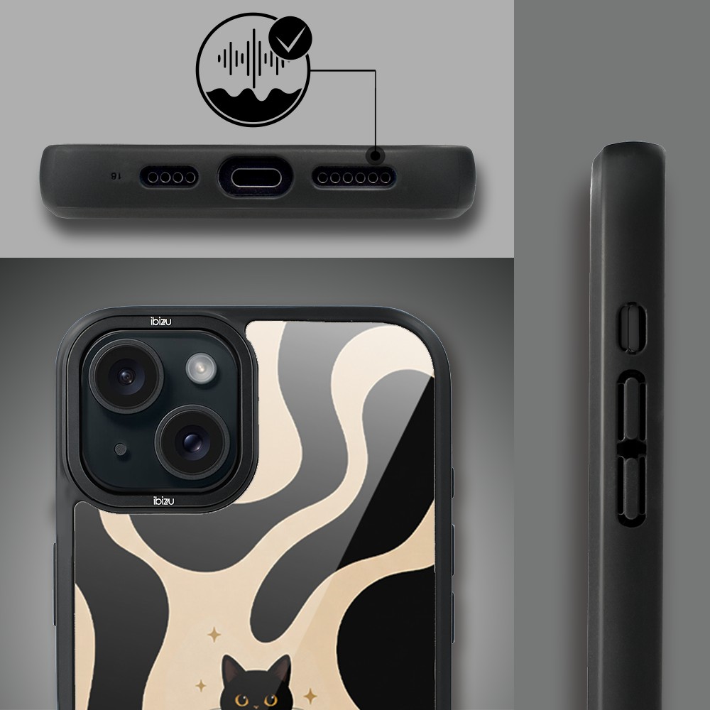 Etui do iPhone 15 IBIZU DropGuard Matt z MagSafe, Bella Fantasia, Słodkie miau (5)