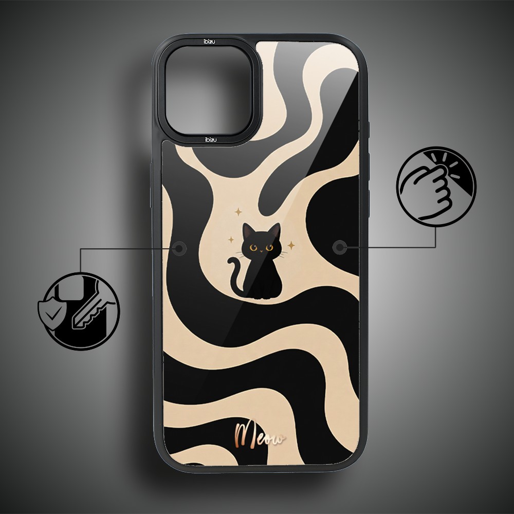 Etui do iPhone 15 IBIZU DropGuard Matt z MagSafe, Bella Fantasia, Słodkie miau (8)