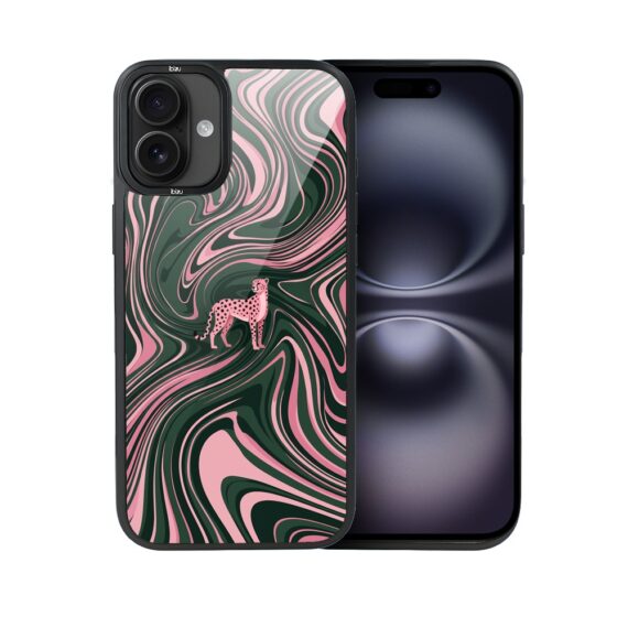 Etui do iPhone 16 IBIZU DropGuard Matt z MagSafe, Bella Fantasia, Dzika pantera (1)