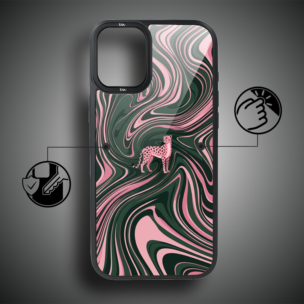 Etui do iPhone 16 IBIZU DropGuard Matt z MagSafe, Bella Fantasia, Dzika pantera (8)