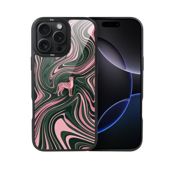 Etui do iPhone 16 Pro IBIZU DropGuard Matt z MagSafe, Bella Fantasia, Dzika pantera (1)