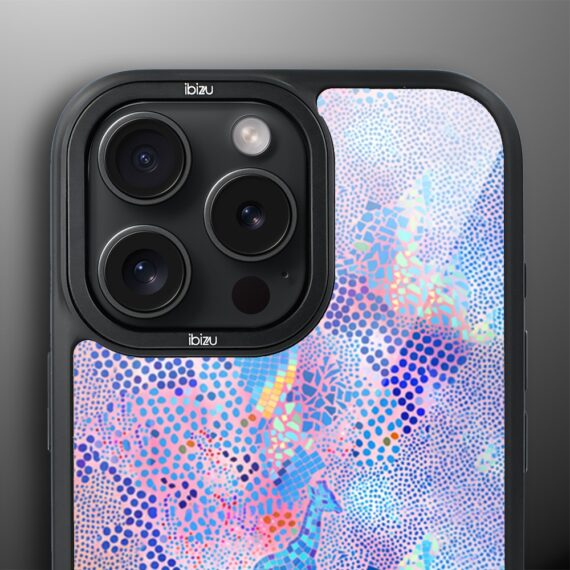 Etui do iPhone 16 Pro IBIZU DropGuard Matt z MagSafe, Bella Fantasia, Mozaikowa żyrafa (6)