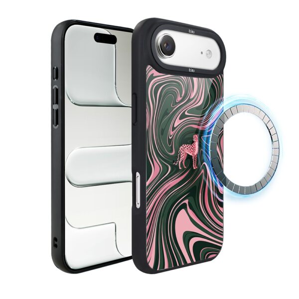 Etui do iPhone Air IBIZU DropGuard Matt z MagSafe, Bella Fantasia, Dzika pantera