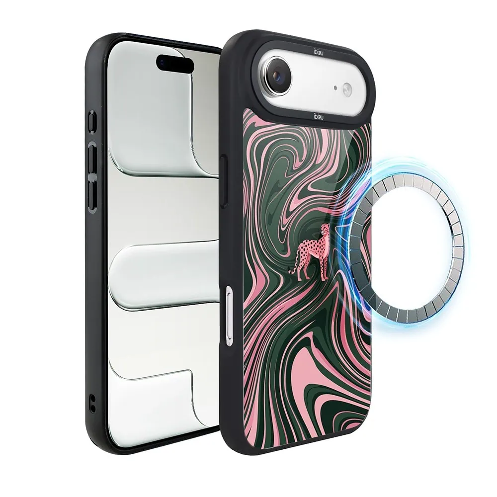 Etui do iPhone 17 Air IBIZU DropGuard Matt z MagSafe, Bella Fantasia, Dzika pantera (7)