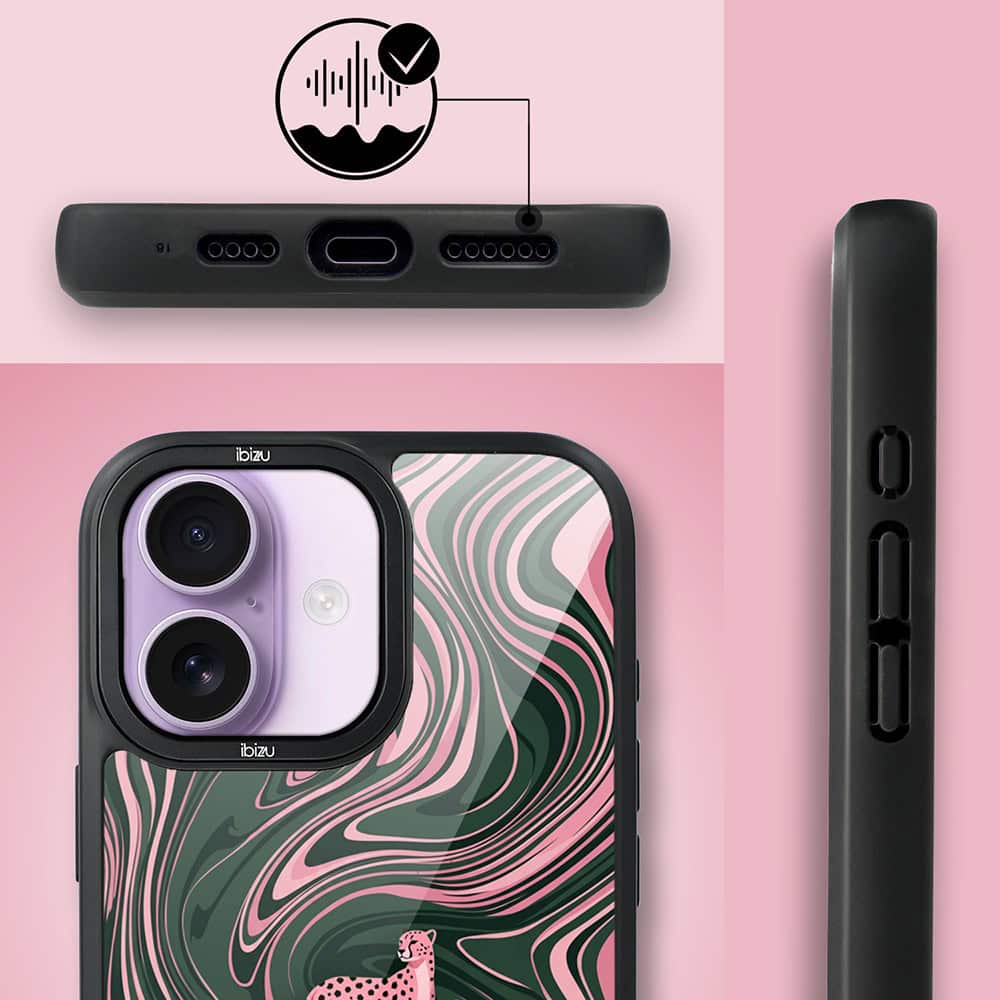 Etui do iPhone 17 IBIZU DropGuard Matt z MagSafe, Bella Fantasia, Dzika pantera (2)