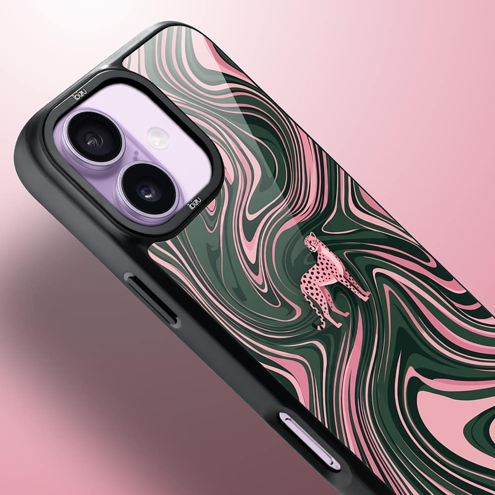 Etui do iPhone 17 IBIZU DropGuard Matt z MagSafe, Bella Fantasia, Dzika pantera (4)
