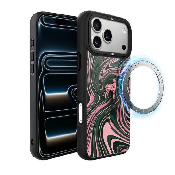 Etui do iPhone 17 Pro IBIZU DropGuard Matt z MagSafe, Bella Fantasia, Dzika pantera (7)