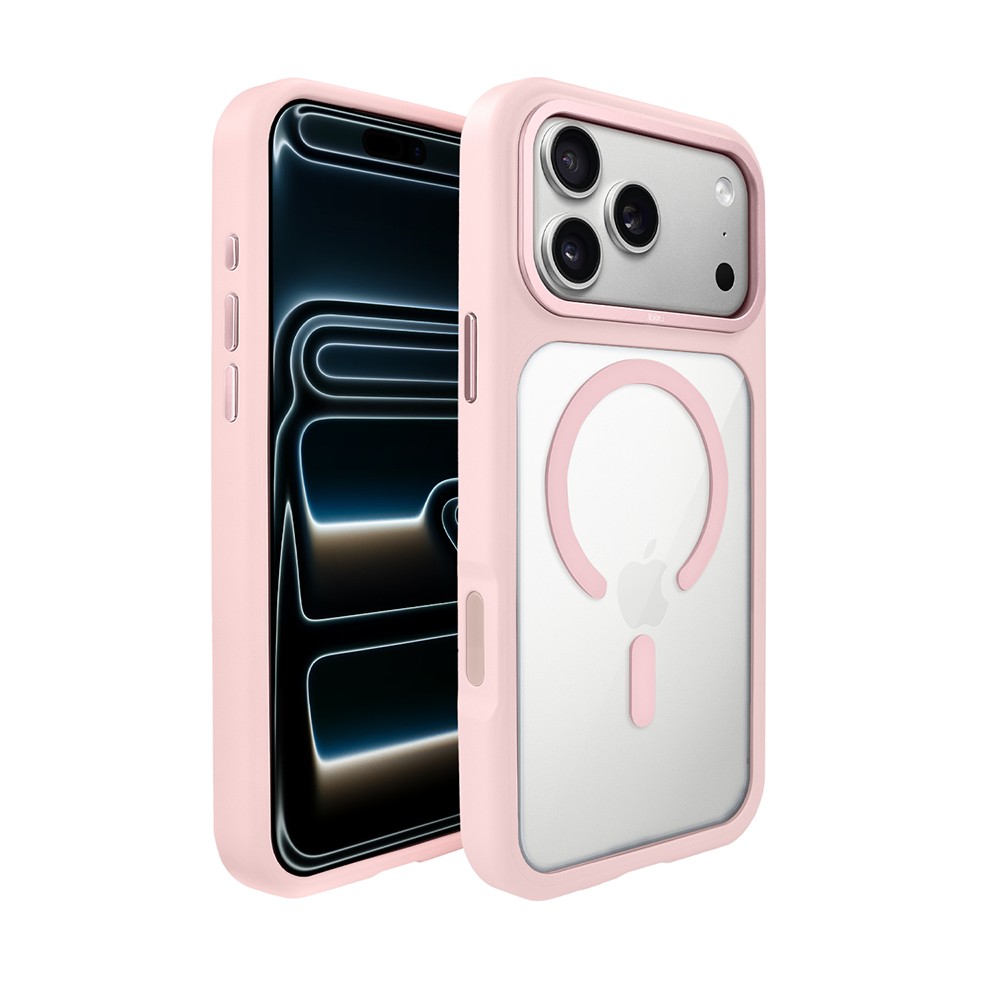 etui do iphone 17 pro ibizu guardabella z magsafe, różowe