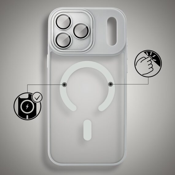 etui do iphone 18 pro color flush z magsafe, z osłoną aparatu, tytanowe