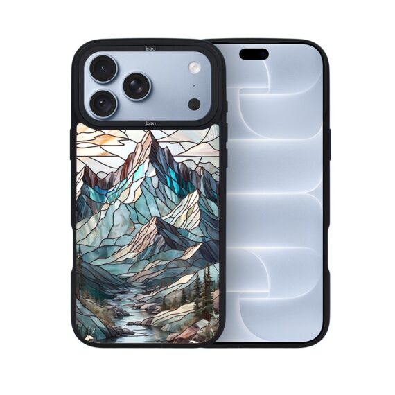 etui do iphone 18 pro ibizu dropguard matt z magsafe, barwy szkła, górski potok