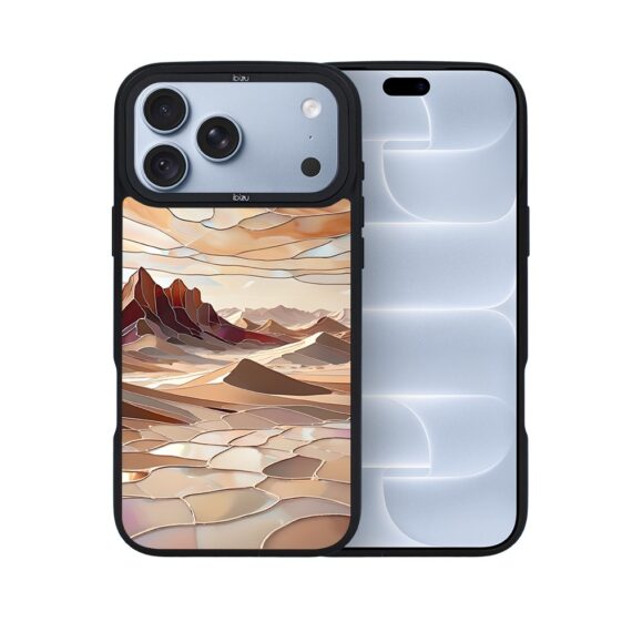 etui do iphone 18 pro ibizu dropguard matt z magsafe, barwy szkła, pustynny spokój