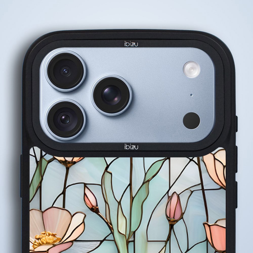 etui do iphone 18 pro ibizu dropguard matt z magsafe, barwy szkła, szept kwiatów polnych