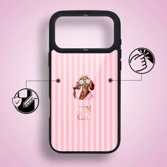 etui do iphone 18 pro ibizu dropguard matt z magsafe, bella fantasia, cin cin bella