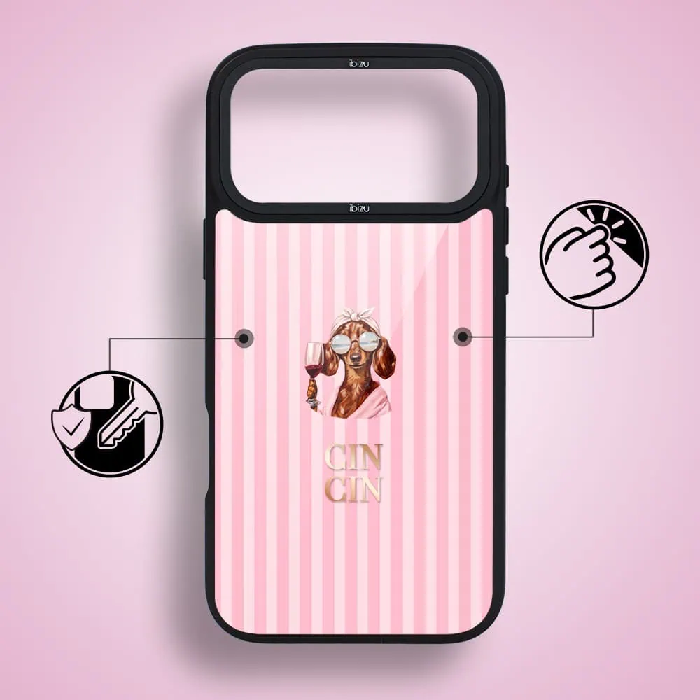 etui do iphone 18 pro ibizu dropguard matt z magsafe, bella fantasia, cin cin bella