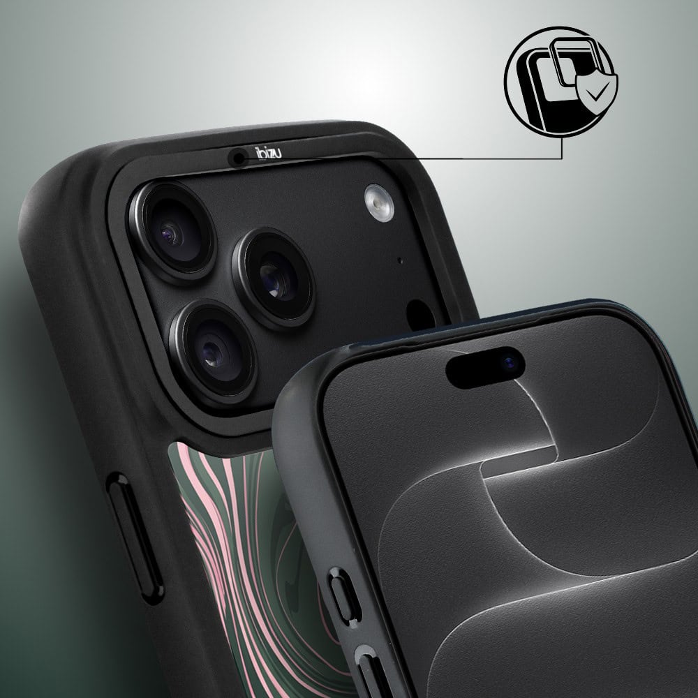 etui do iphone 18 pro ibizu dropguard matt z magsafe, bella fantasia, dzika pantera