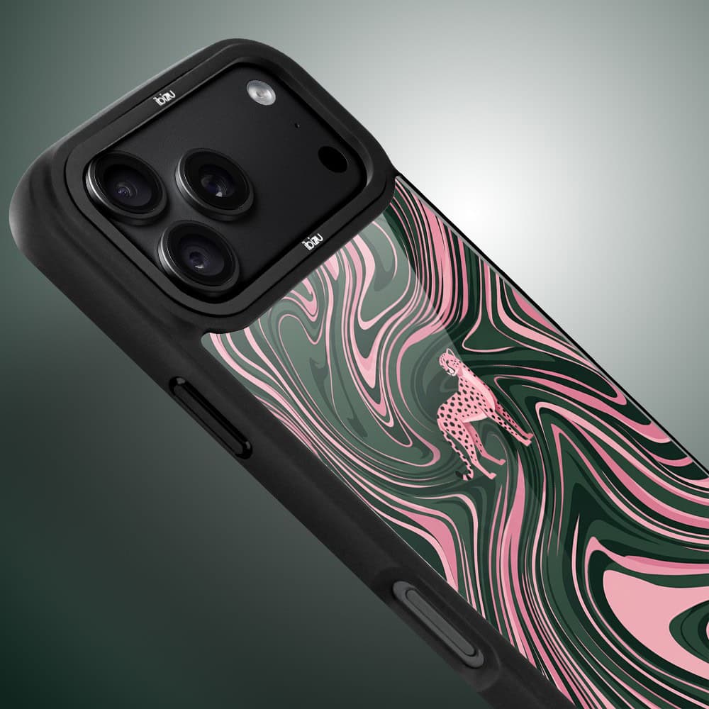 etui do iphone 18 pro ibizu dropguard matt z magsafe, bella fantasia, dzika pantera