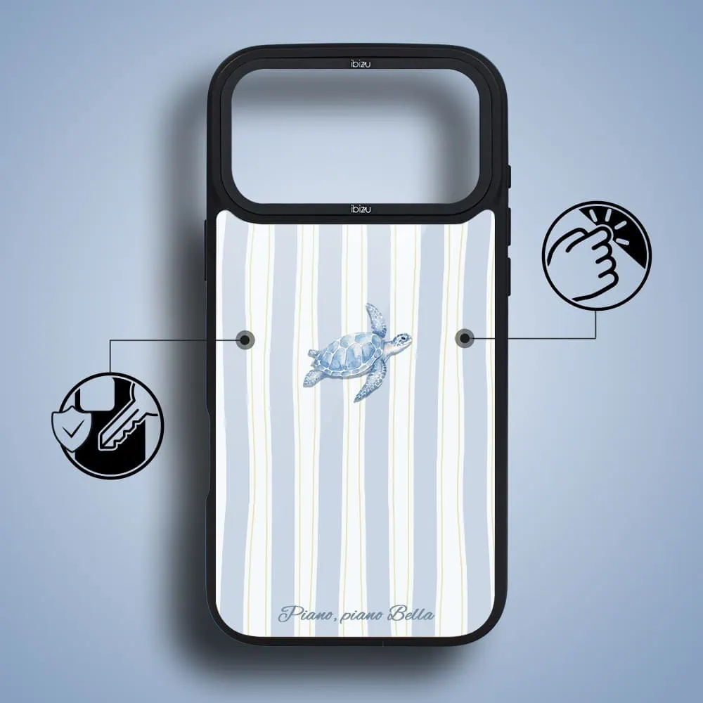 etui do iphone 18 pro ibizu dropguard matt z magsafe, bella fantasia, grecki żółw